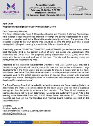 Proposed Rezoning Notice-Case Number: RZA-24-03 (April 2024)
